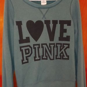 PINK Victoria's Secret Army Green Sweatshirt
